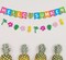 Hello Summer Banner and Glittery Hawaiian Luau Tropical Themed Banner Colorful Summer Bunting Banner Garland Summer Holiday Birthday Party Decorations for Indoor Outdoor Wall Mantle Fireplace